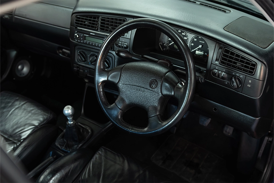 Interior of VW Vento